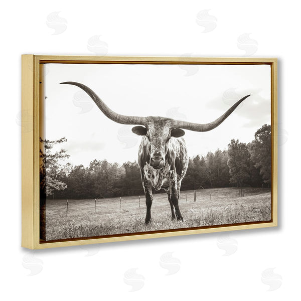 Stupell Industries Nathan Larson | Longhorn Licking Lips