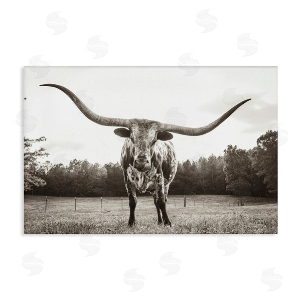 stupell industries Nathan Larson | Longhorn Licking Lips