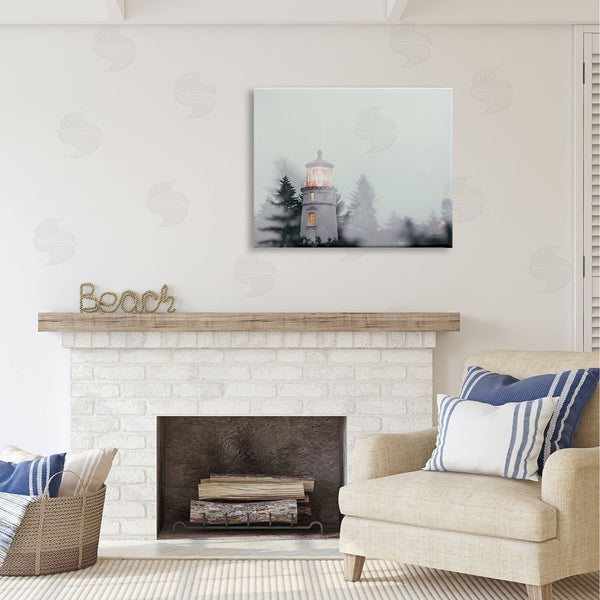 Stupell Industries Nathan Larson | Oregon Coast Lighthouse Wall Art
