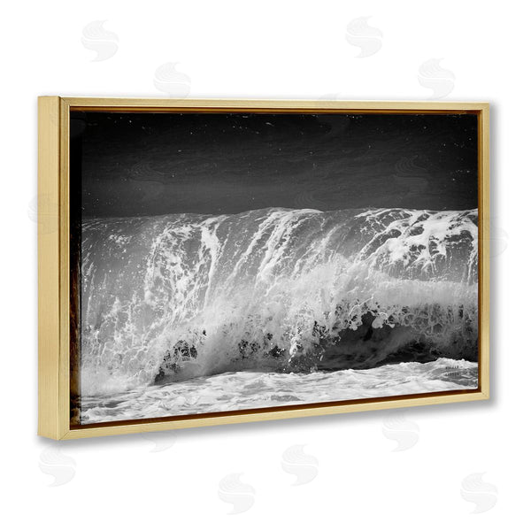 Stupell Industries Nathan Larson | Rolling Waves Night Sky