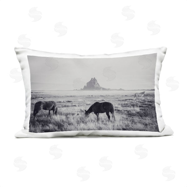 Stupell Industries Nathan Larson | Western Range With Horses Printed Throw Pillow