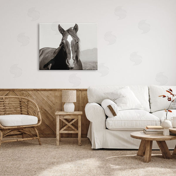 Stupell Industries Nathan Larson | Windblown Stallion Portrait Wall Art