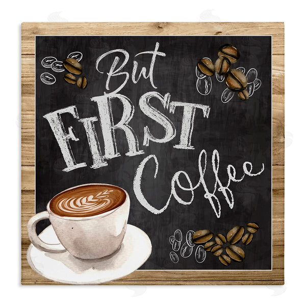 stupell industries ND Art | But First Coffee Chalkboard Wall Art