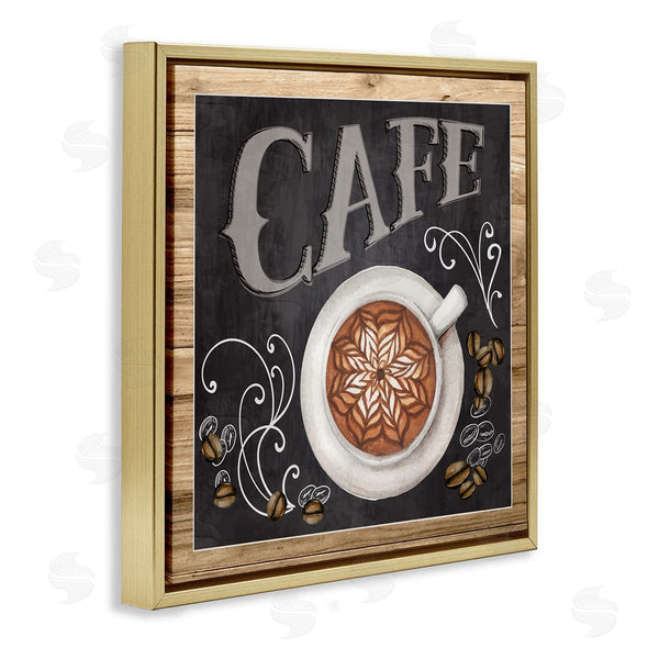 Stupell Industries ND Art | Chalkboard Style Cafe Sign Wall Art