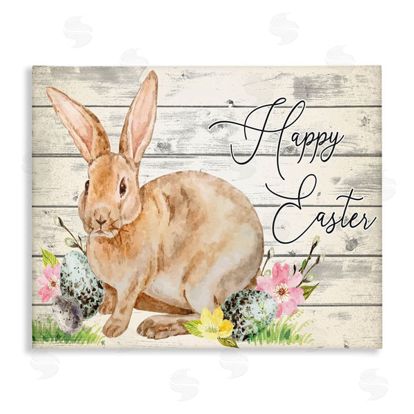 stupell industries ND Art | Spring Floral Happy Easter Bunny