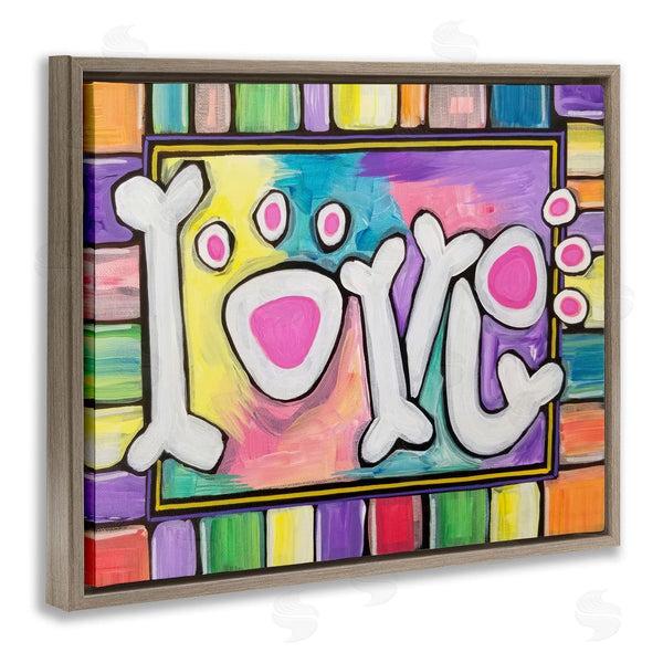 Stupell Industries Nettie Price | Love With Vivid Pattern Wall Art