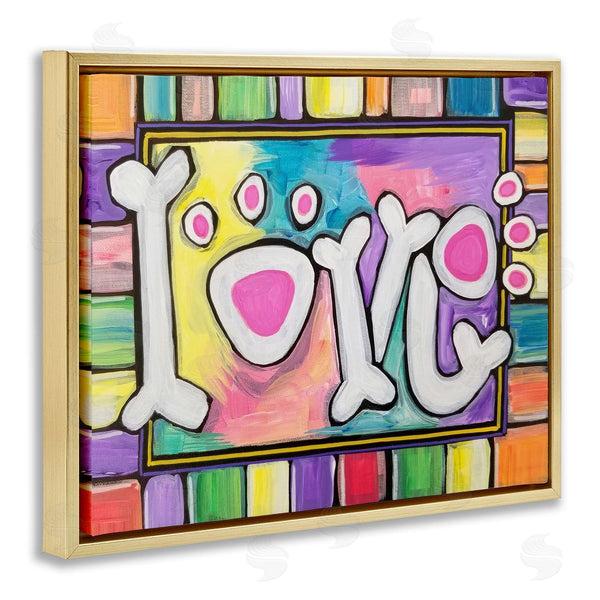 Stupell Industries Nettie Price | Love With Vivid Pattern Wall Art
