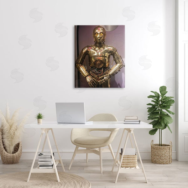 Stupell Industries Nice Nshuti | Retro Sci-Fi Icon Cinematic Space Robot Wall Art