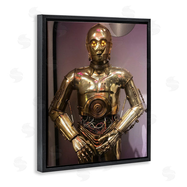 Stupell Industries Nice Nshuti | Retro Sci-Fi Icon Cinematic Space Robot Wall Art