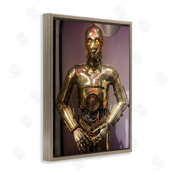 Stupell Industries Nice Nshuti | Retro Sci-Fi Icon Cinematic Space Robot Wall Art