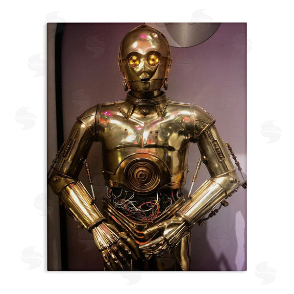 stupell industries Nice Nshuti | Retro Sci-Fi Icon Cinematic Space Robot Wall Art