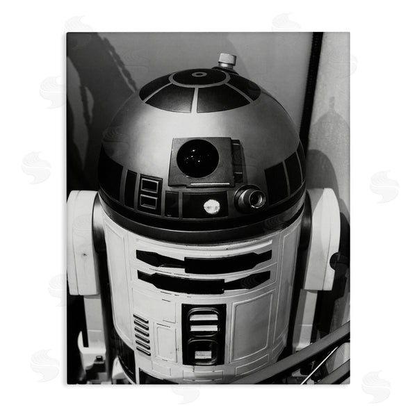 stupell industries Nice Nshuti | Science Fiction Robot Icon Black and White Photograph