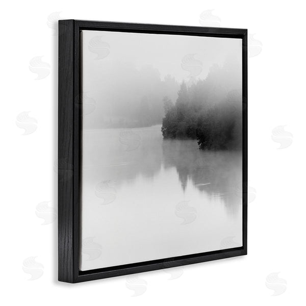 Stupell Industries Nicholas Bell | Foggy Lake Mysterious Reflection Wall Art
