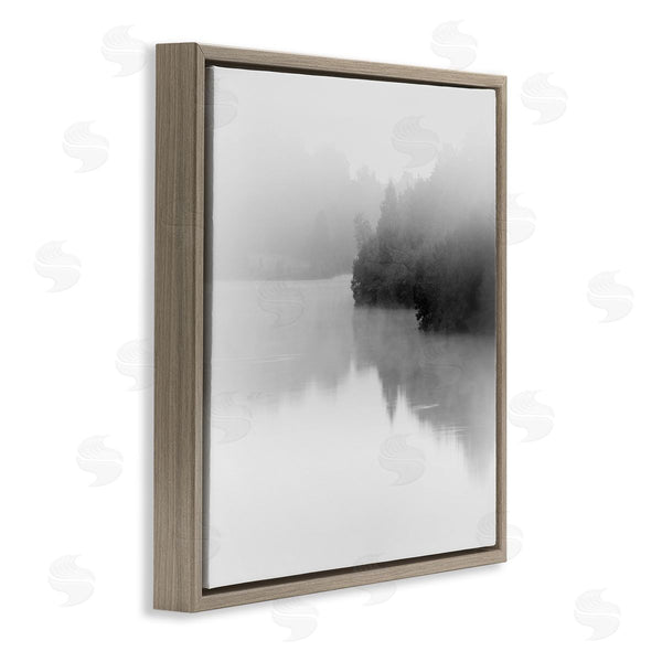 Stupell Industries Nicholas Bell | Foggy Lake Mysterious Reflection Wall Art