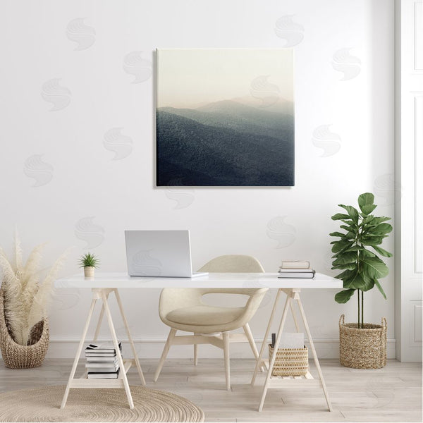 Stupell Industries Nicholas Bell | Lush Summertime Mountains Misty Grassland Photography Wall Art
