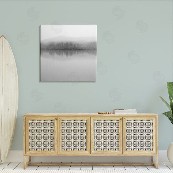 Stupell Industries Nicholas Bell | Mountainous Lake Trees Reflection Wall Art
