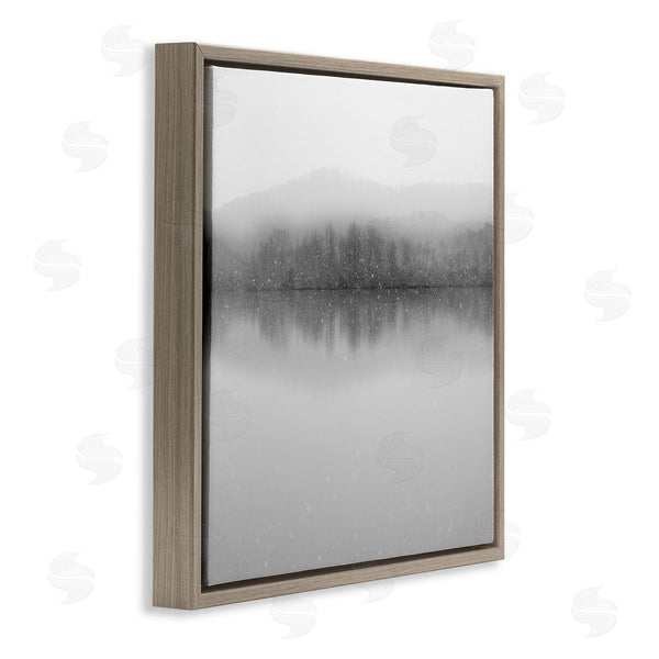 Stupell Industries Nicholas Bell | Mountainous Lake Trees Reflection Wall Art