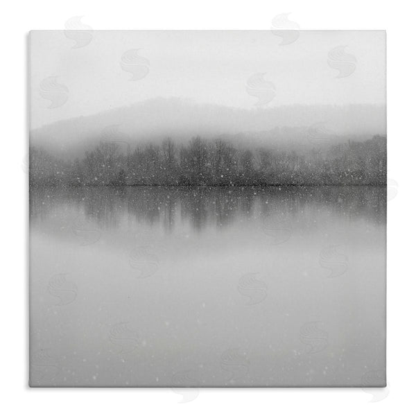 stupell industries Nicholas Bell | Mountainous Lake Trees Reflection Wall Art