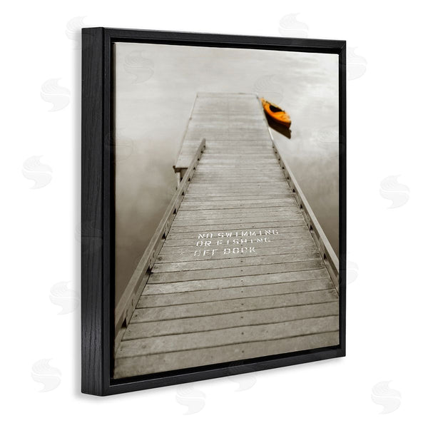 Stupell Industries Nicholas Bell | Summer Lake Dock Kayaking Wall Art