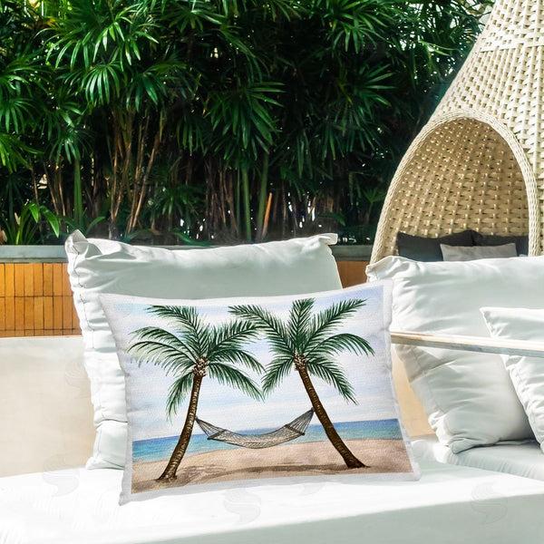 Stupell Industries Nicholas Biscardi | Hammock Between Palms