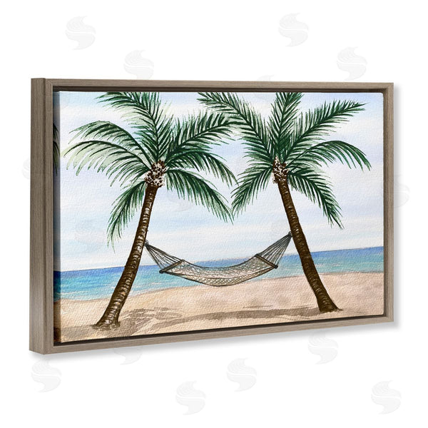 Stupell Industries Nicholas Biscardi | Hammock Between Palms
