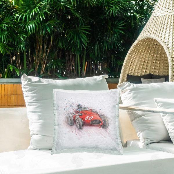 Stupell Industries Nicola Mason | Modern Race Car Printed Throw Pillow