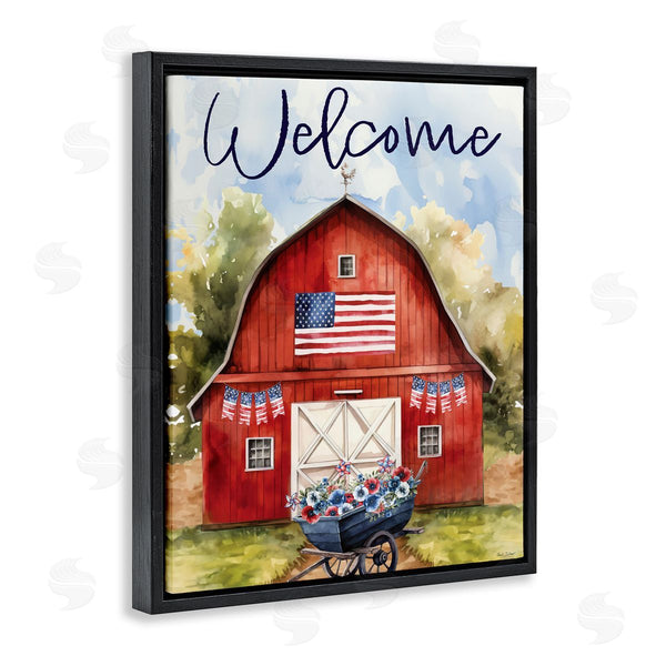 Stupell Industries Nicole DeCamp | American Countryside Welcome Wall Art