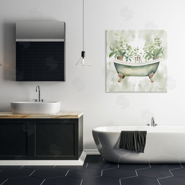 Stupell Industries Nicole DeCamp | Bath Oasis With Greenery Wall Art
