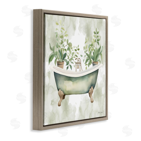 Stupell Industries Nicole DeCamp | Bath Oasis With Greenery Wall Art