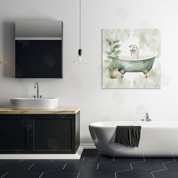Stupell Industries Nicole DeCamp | Bath Oasis With Plant Wall Art