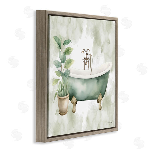 Stupell Industries Nicole DeCamp | Bath Oasis With Plant Wall Art