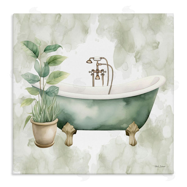 stupell industries Nicole DeCamp | Bath Oasis with Plant Wall Art