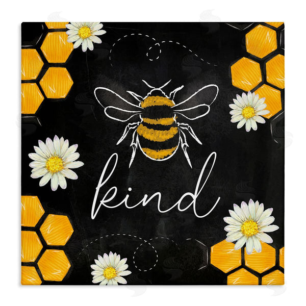 stupell industries Nicole DeCamp | Bee Kind Honeycomb Pattern Wall Art