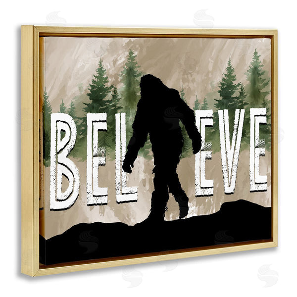 Stupell Industries Nicole DeCamp | Believe Rustic Mythical Creature