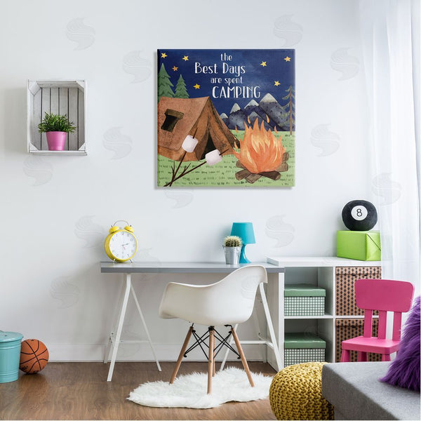 Stupell Industries Nicole DeCamp | Best Days Spent Camping Scenery Wall Art