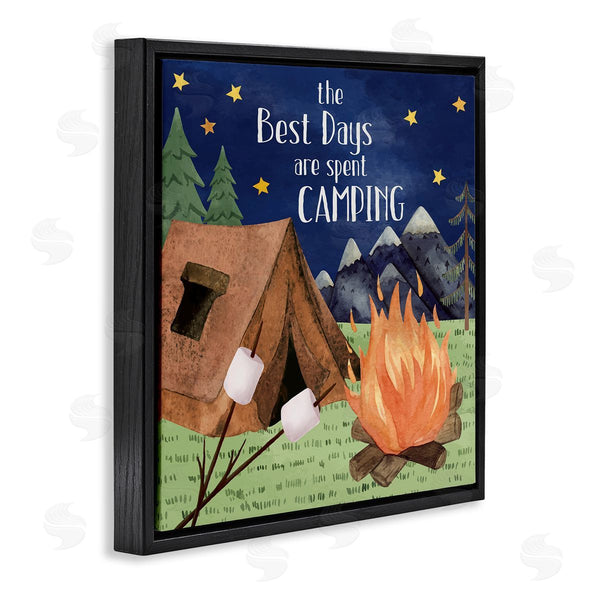 Stupell Industries Nicole DeCamp | Best Days Spent Camping Scenery Wall Art