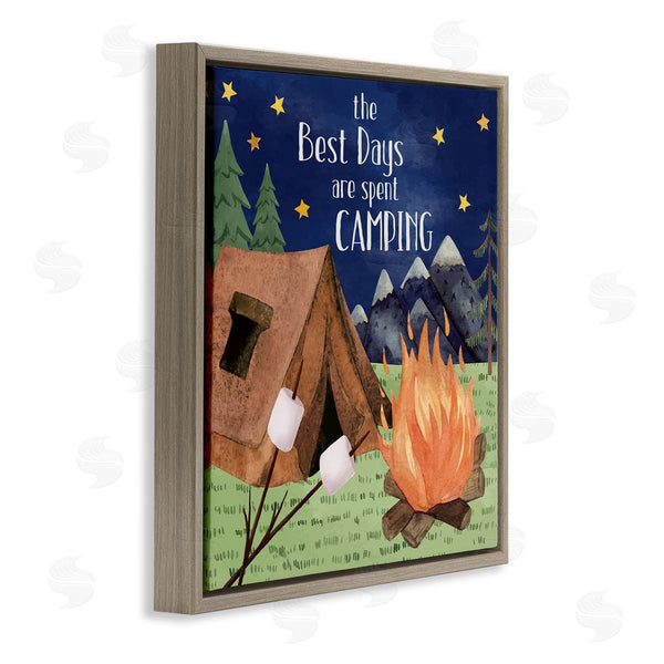 Stupell Industries Nicole DeCamp | Best Days Spent Camping Scenery Wall Art