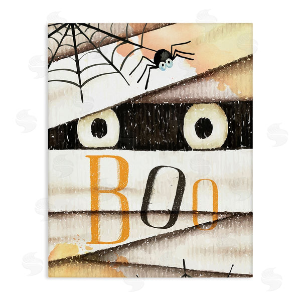 stupell industries Nicole DeCamp | Boo Creepy Eyes Peeking Wall Art