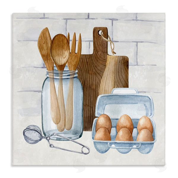 stupell industries Nicole DeCamp | Country Kitchen Utensils Wall Art