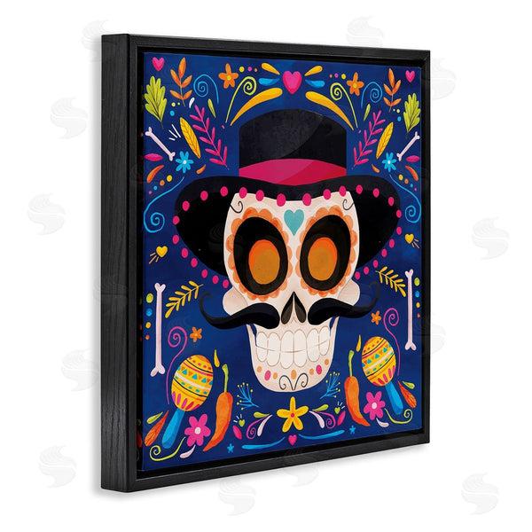 Stupell Industries Nicole DeCamp | Day Of Dead Patterned Skull Wall Art