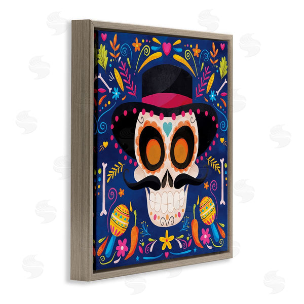 Stupell Industries Nicole DeCamp | Day Of Dead Patterned Skull Wall Art