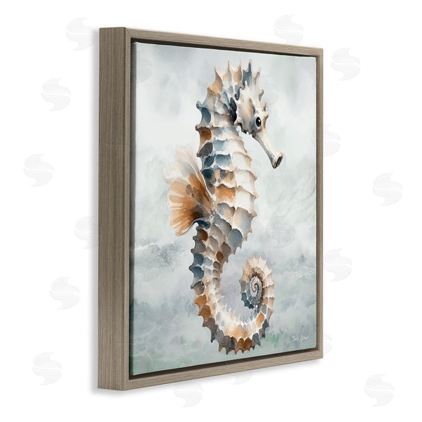 Stupell Industries Nicole DeCamp | Detailed Ocean Seahorse Wall Art