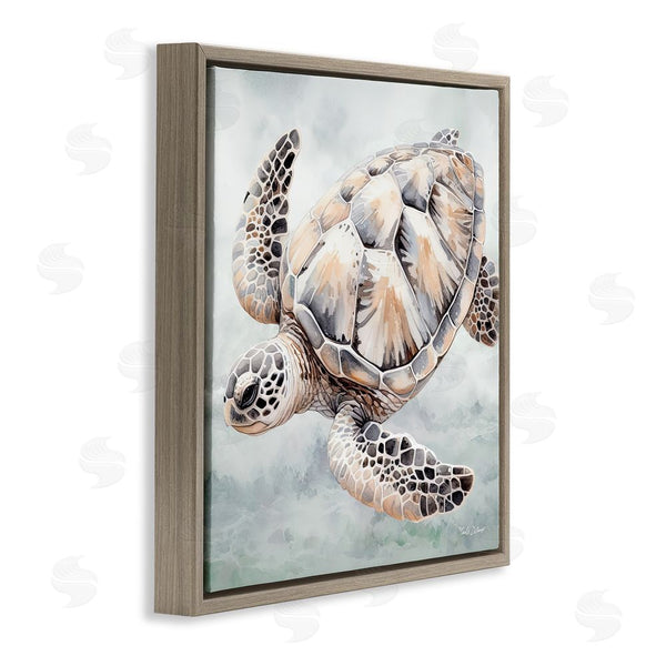 Stupell Industries Nicole DeCamp | Detailed Sea Turtle Wall Art