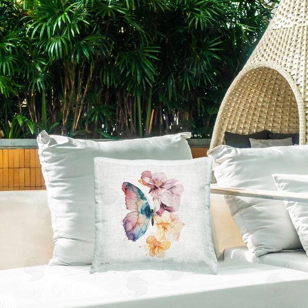 Stupell Industries Nicole DeCamp | Emerging Beauty Butterfly Printed Throw Pillow