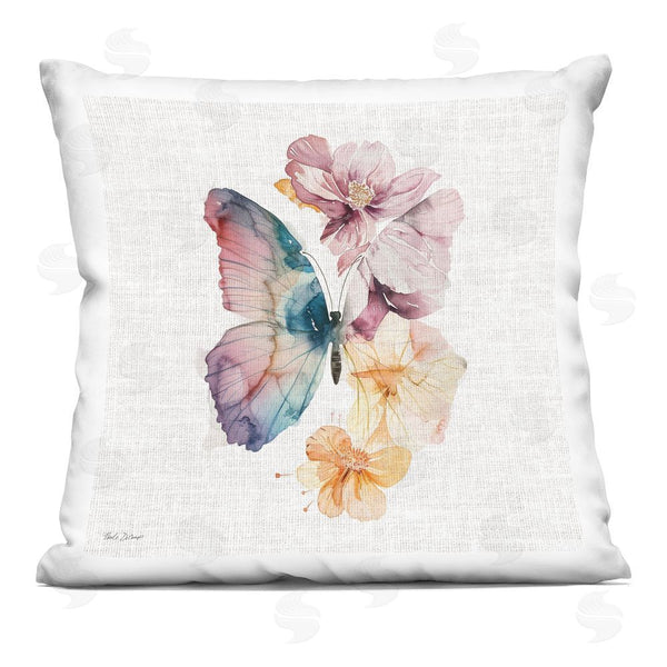 stupell industries Nicole DeCamp | Emerging Beauty Butterfly Printed Throw Pillow