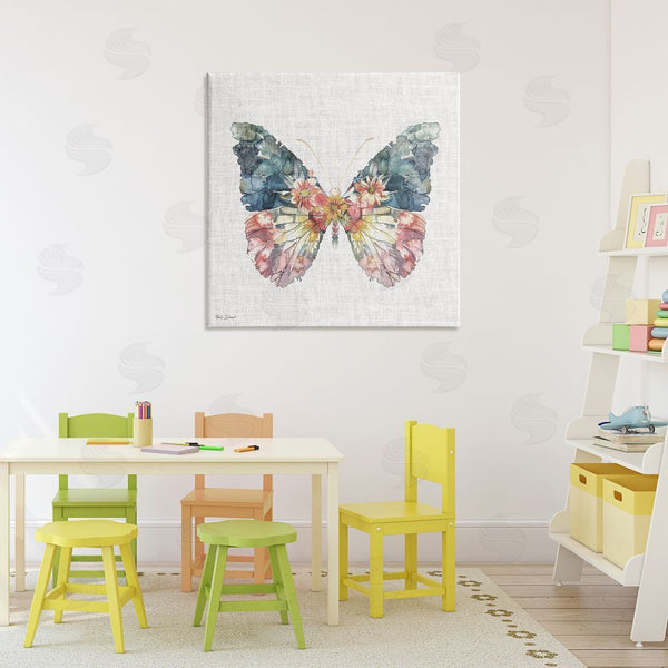 Stupell Industries Nicole DeCamp | Floral Flight Butterfly Wings Wall Art