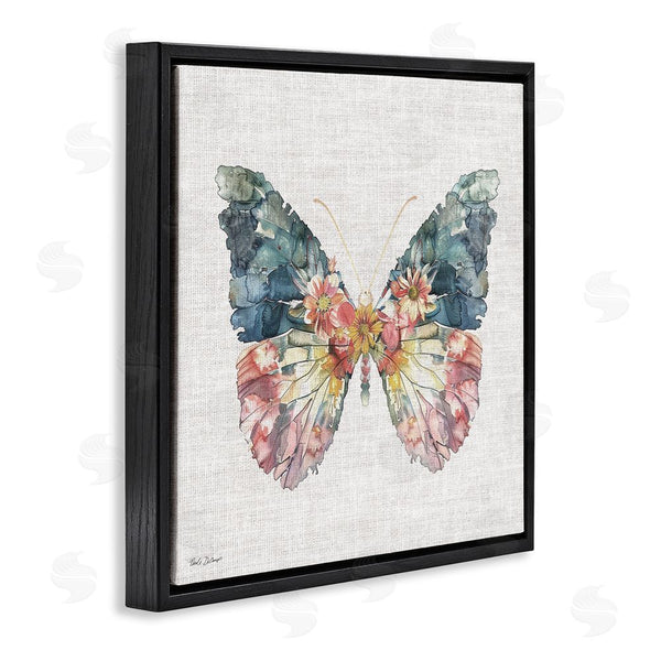 Stupell Industries Nicole DeCamp | Floral Flight Butterfly Wings Wall Art