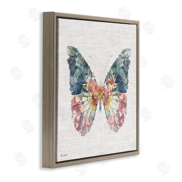 Stupell Industries Nicole DeCamp | Floral Flight Butterfly Wings Wall Art