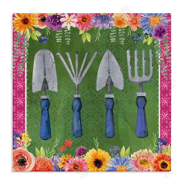stupell industries Nicole DeCamp | Gardening Tools & Floral Border