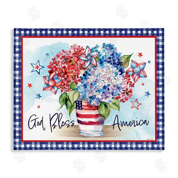 stupell industries Nicole DeCamp | God Bless America Bouquet Wall Art